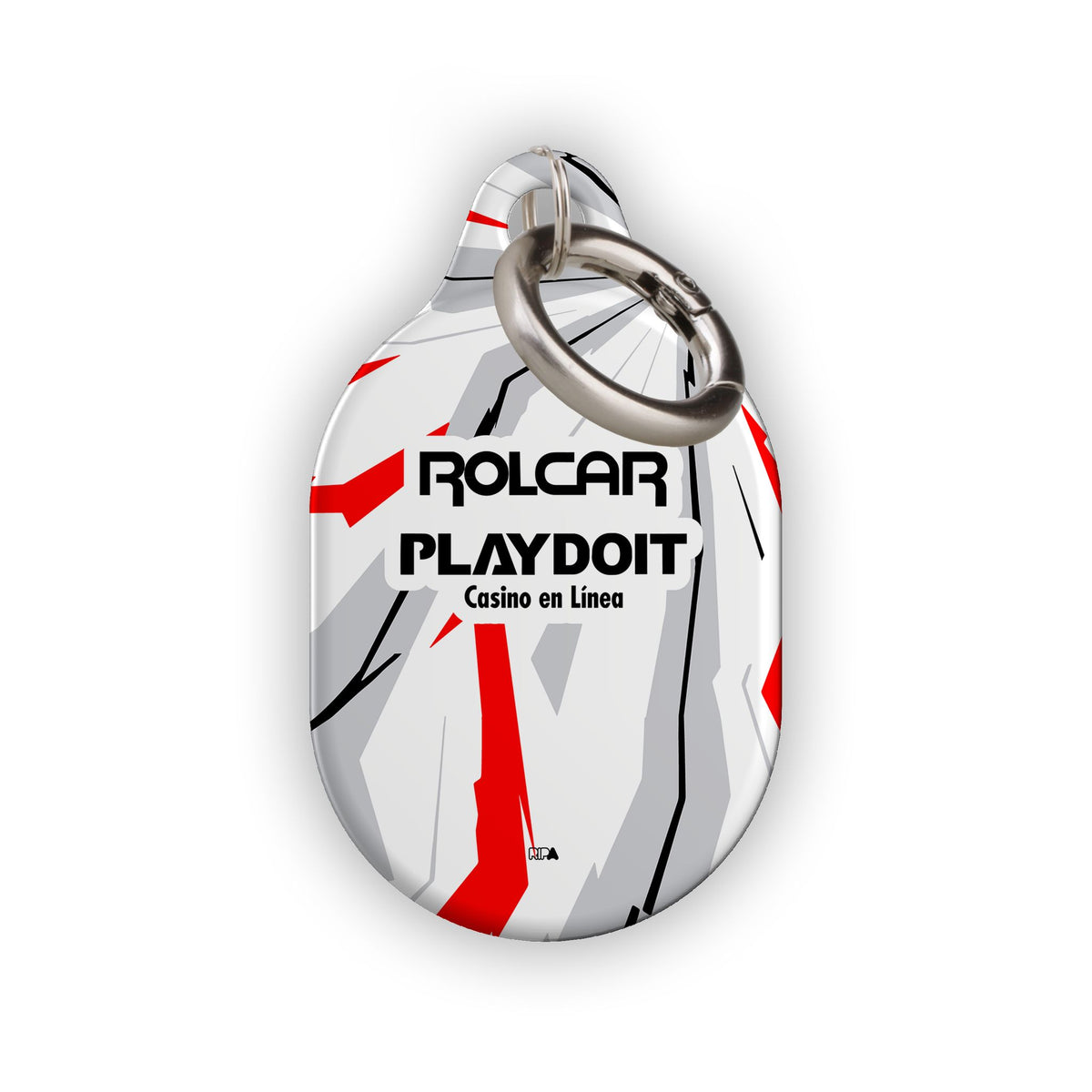 AirTag holder with the Necaxa 2026-27 Training football shirt design by RIPA Football