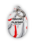 AirTag holder with the Necaxa 2026-27 Training football shirt design by RIPA Football