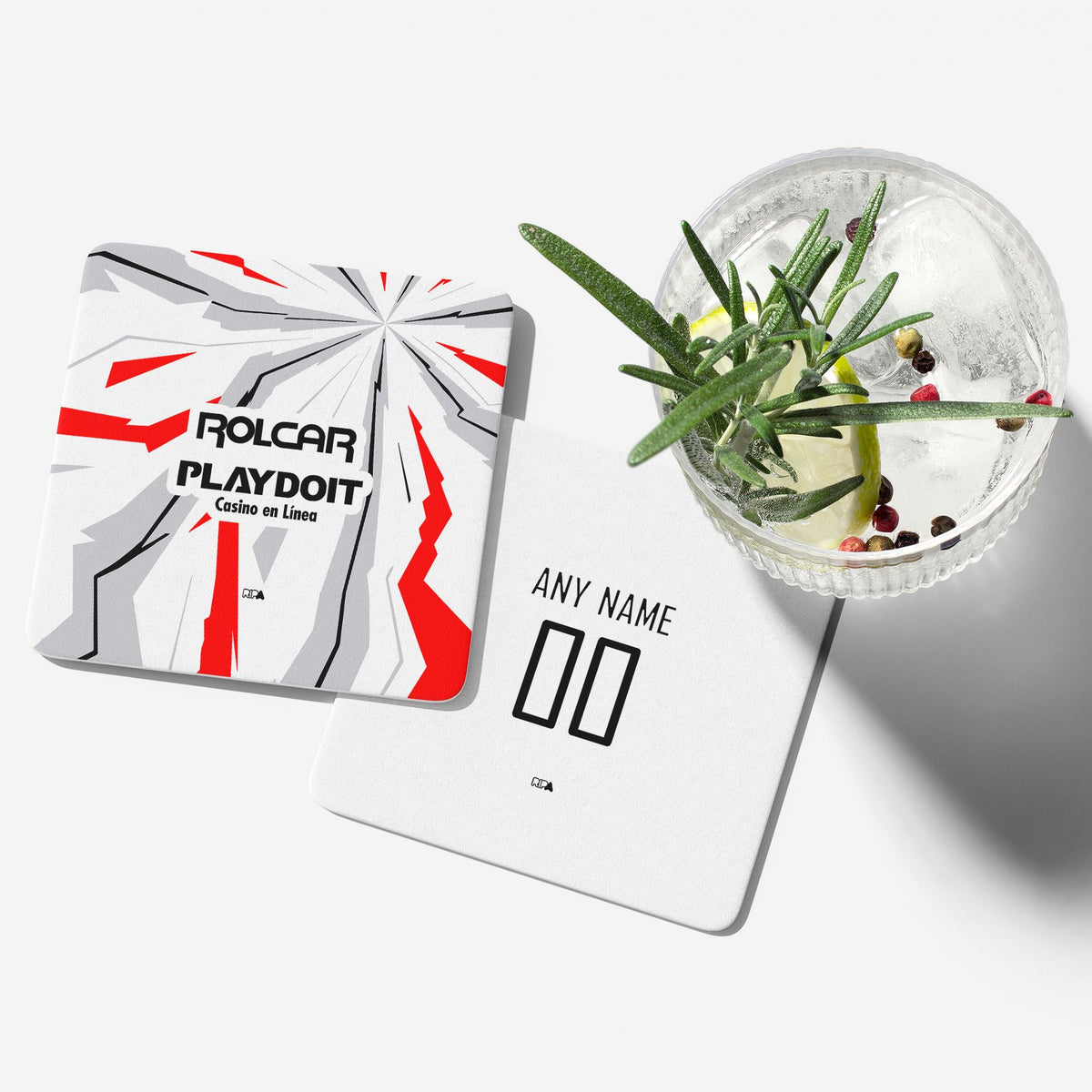 Coaster with the Necaxa 2026-27 Training football shirt design by RIPA Football