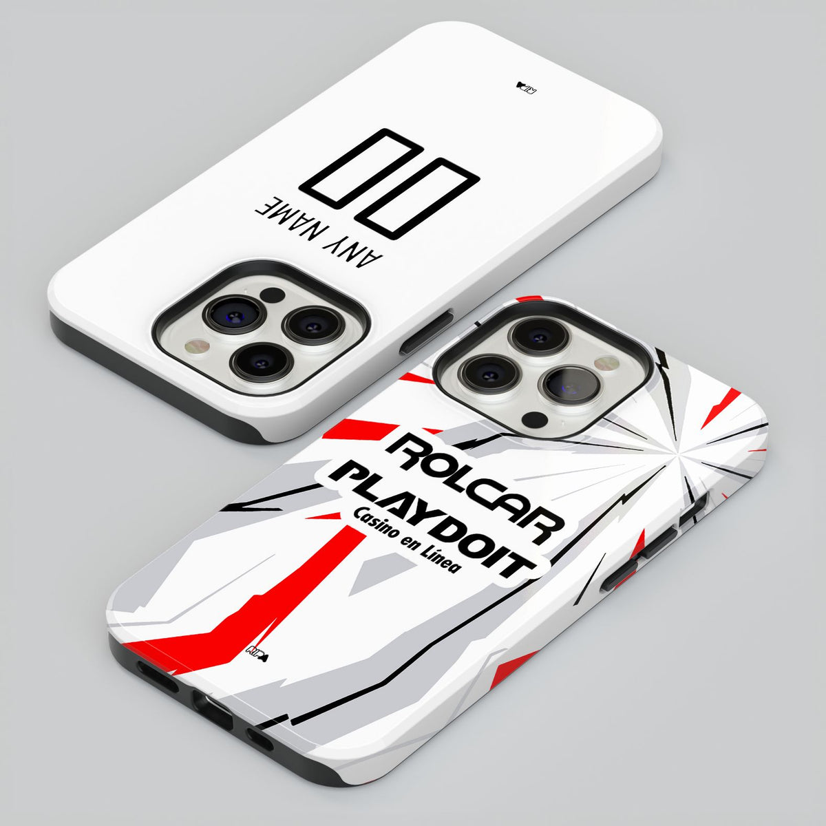Phone case with the Necaxa 2026-27 Training football shirt design by RIPA Football