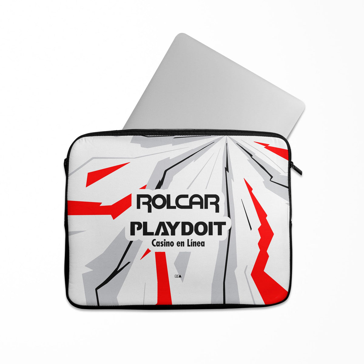 Laptop sleeve with the Necaxa 2026-27 Training football shirt design by RIPA Football