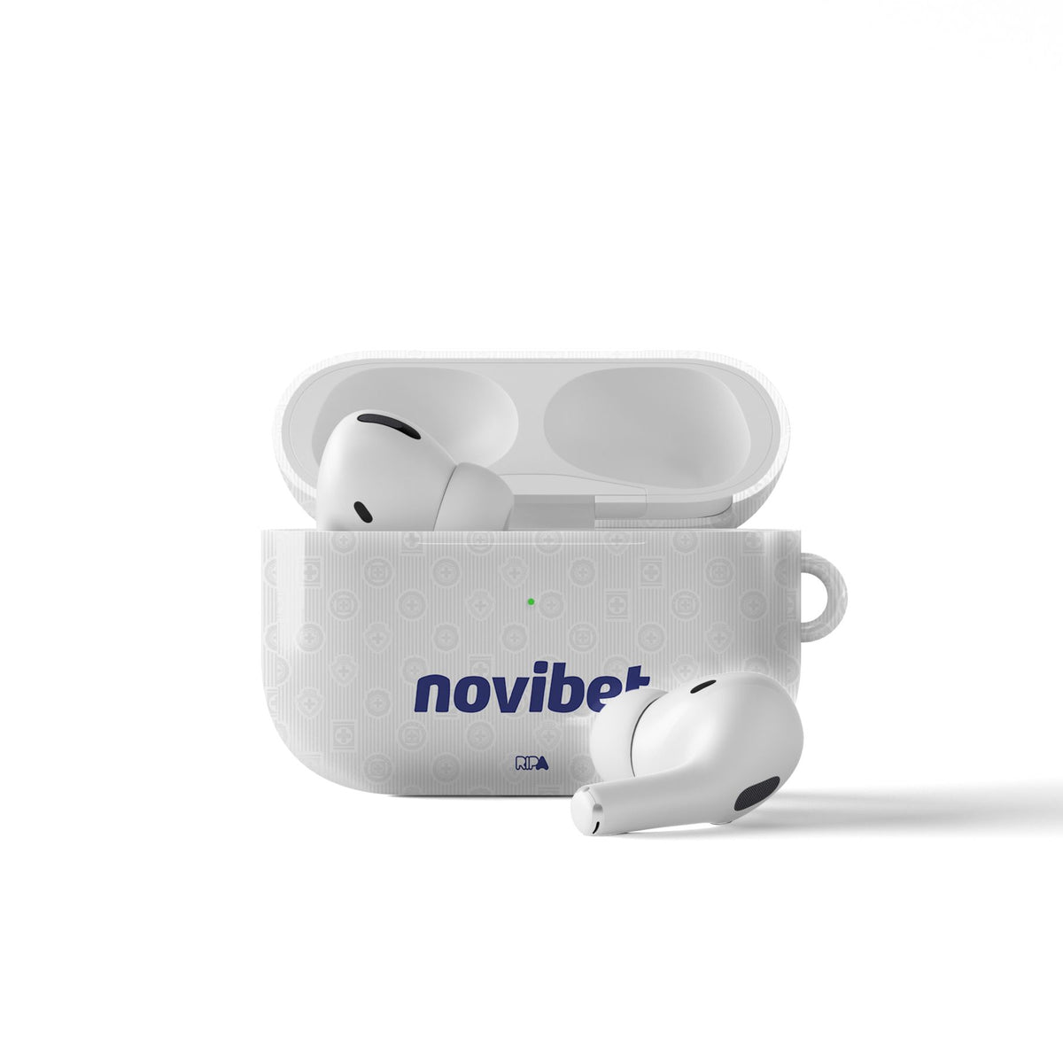AirPods case with the Cruz Azul 2026-27 Away football shirt design by RIPA Football