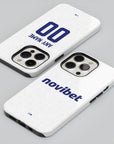 Phone case with the Cruz Azul 2026-27 Away football shirt design by RIPA Football