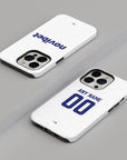 Phone case with the Cruz Azul 2026-27 Away football shirt design by RIPA Football