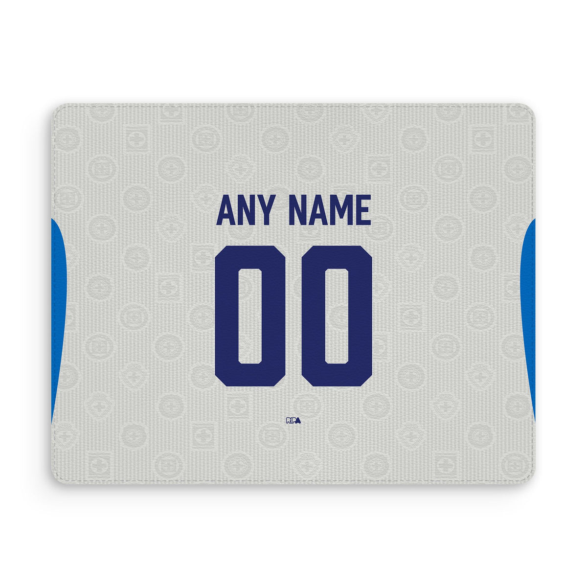 Mouse pad with the Cruz Azul 2026-27 Away football shirt design by RIPA Football