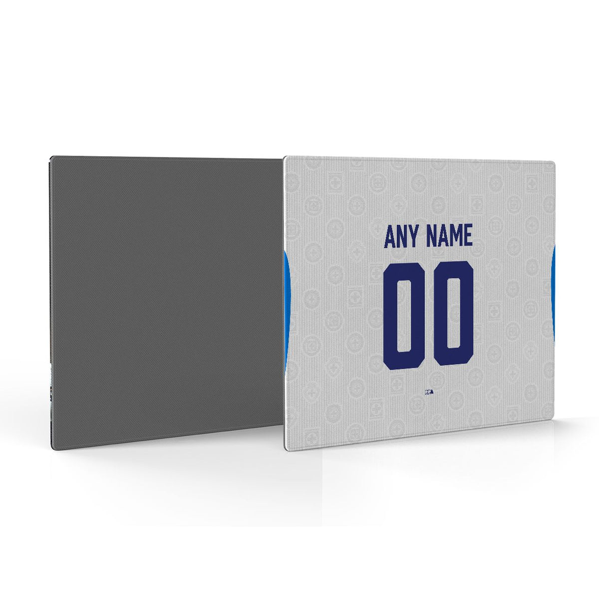 Mouse pad with the Cruz Azul 2026-27 Away football shirt design by RIPA Football