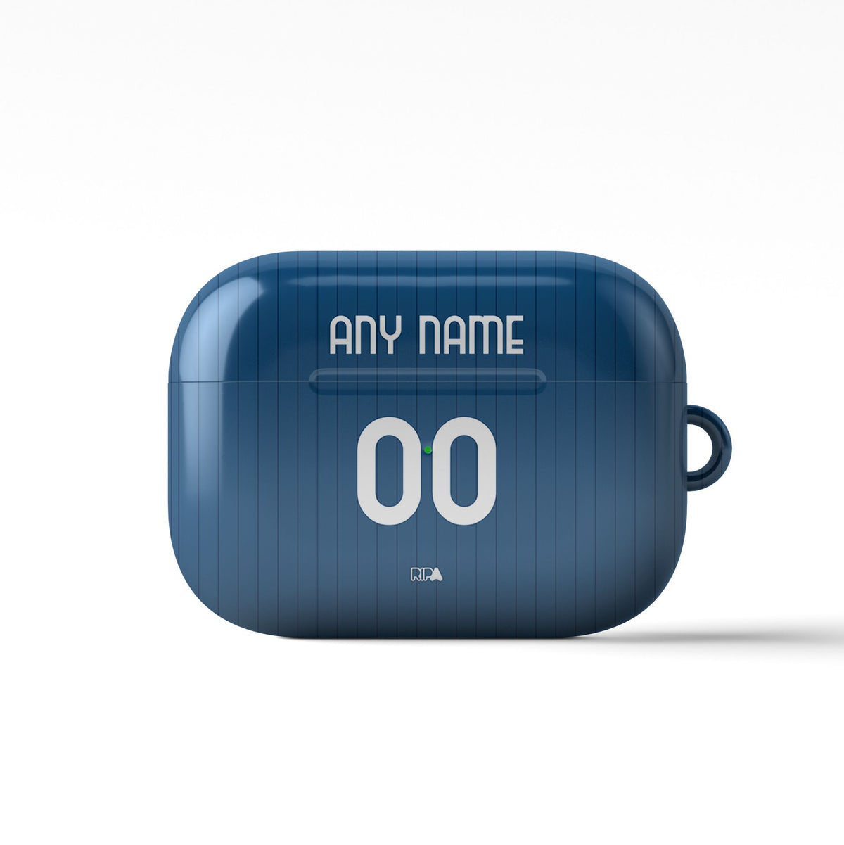 AirPods case with the Como 2026-27 Home football shirt design by RIPA Football