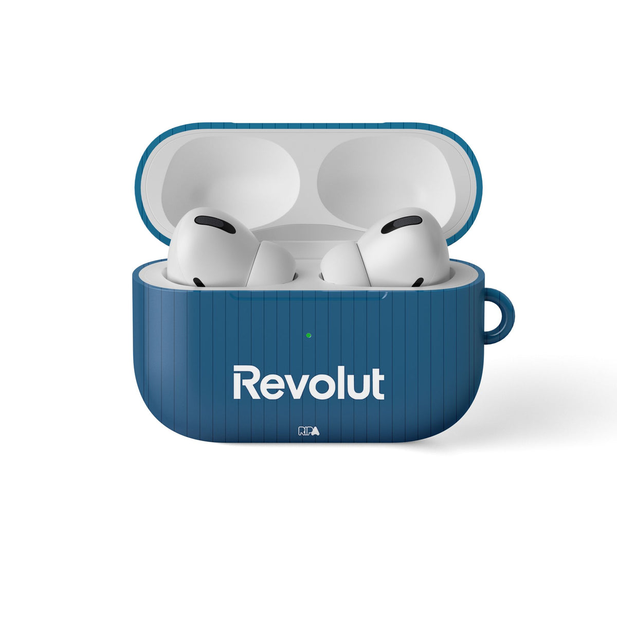 AirPods case with the Como 2026-27 Home football shirt design by RIPA Football