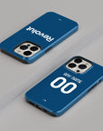 Phone case with the Como 2026-27 Home football shirt design by RIPA Football