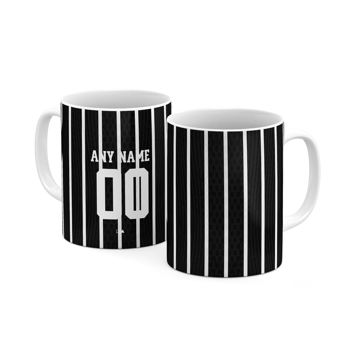 Mug with the Corinthians 2026 Away football shirt design by RIPA Football