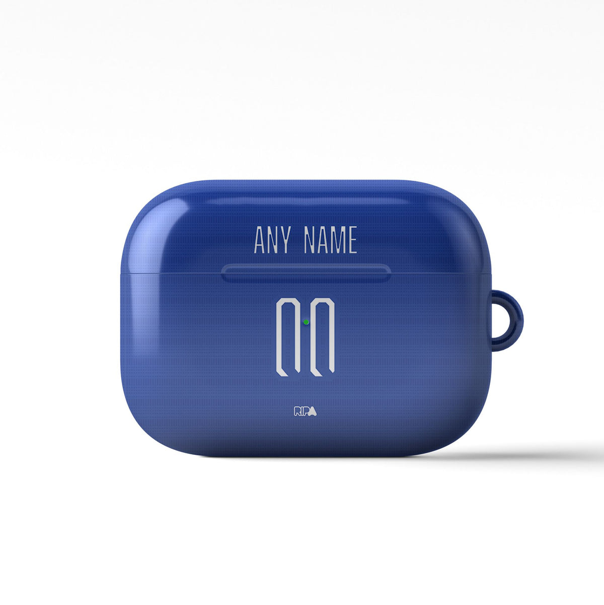 AirPods case with the Puebla 2026-27 Away football shirt design by RIPA Football
