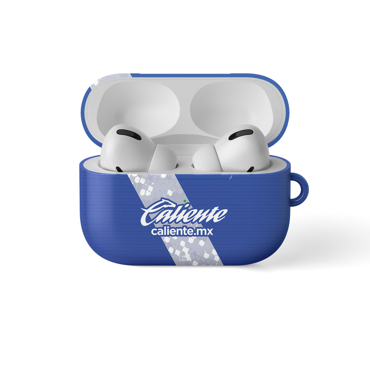 AirPods case with the Puebla 2026-27 Away football shirt design by RIPA Football