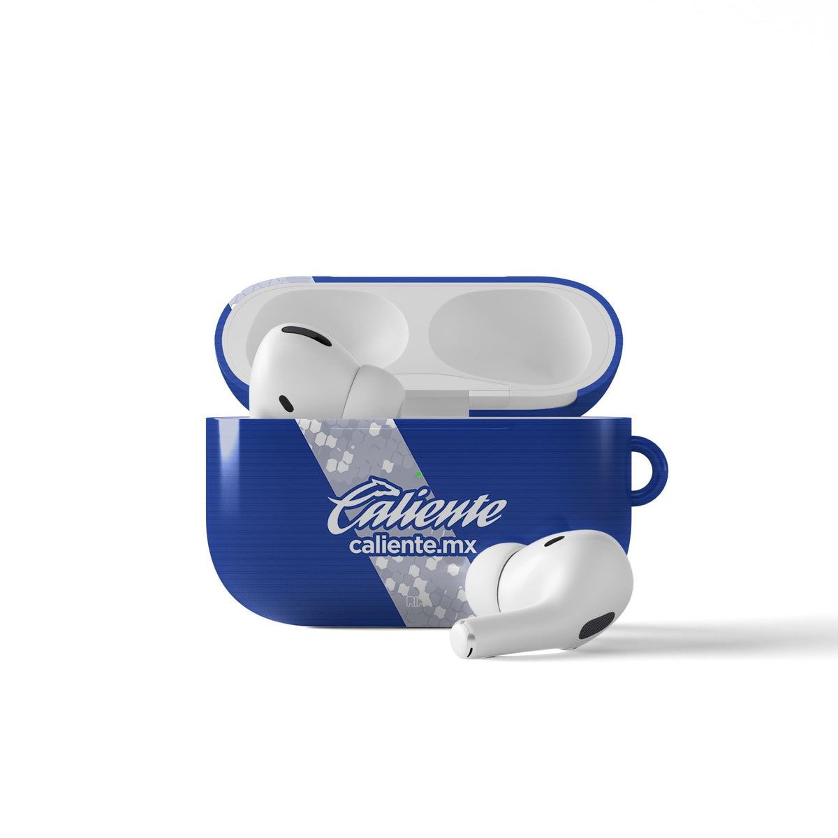 AirPods case with the Puebla 2026-27 Away football shirt design by RIPA Football