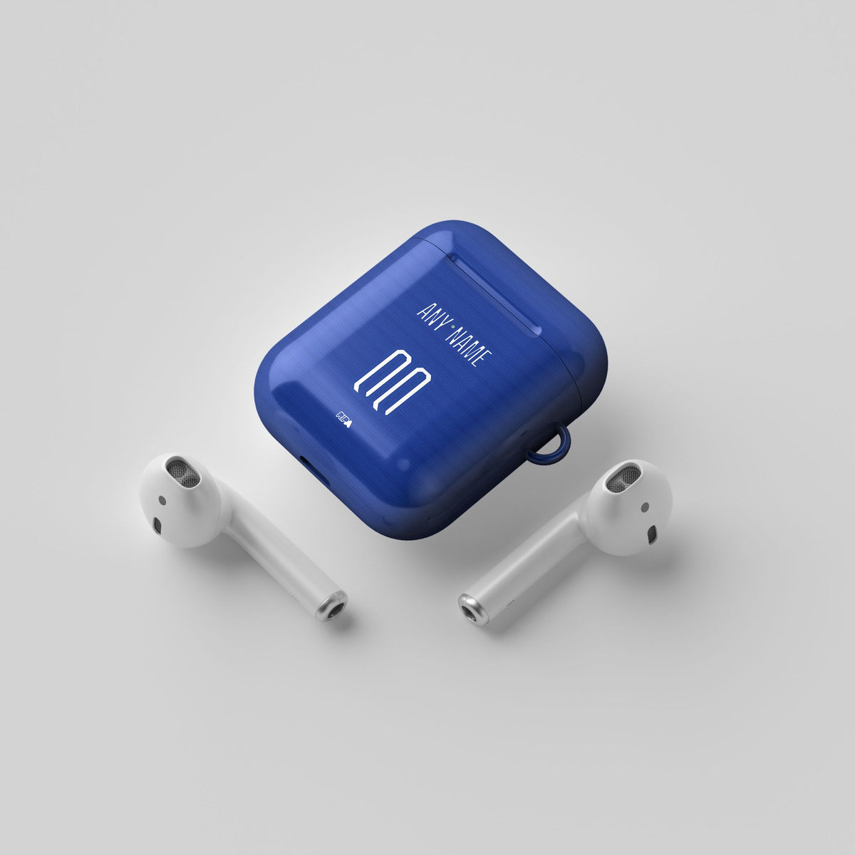 AirPods case with the Puebla 2026-27 Away football shirt design by RIPA Football