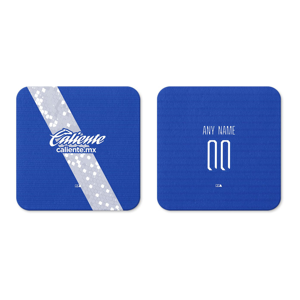 Coaster with the Puebla 2026-27 Away football shirt design by RIPA Football