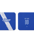 Coaster with the Puebla 2026-27 Away football shirt design by RIPA Football
