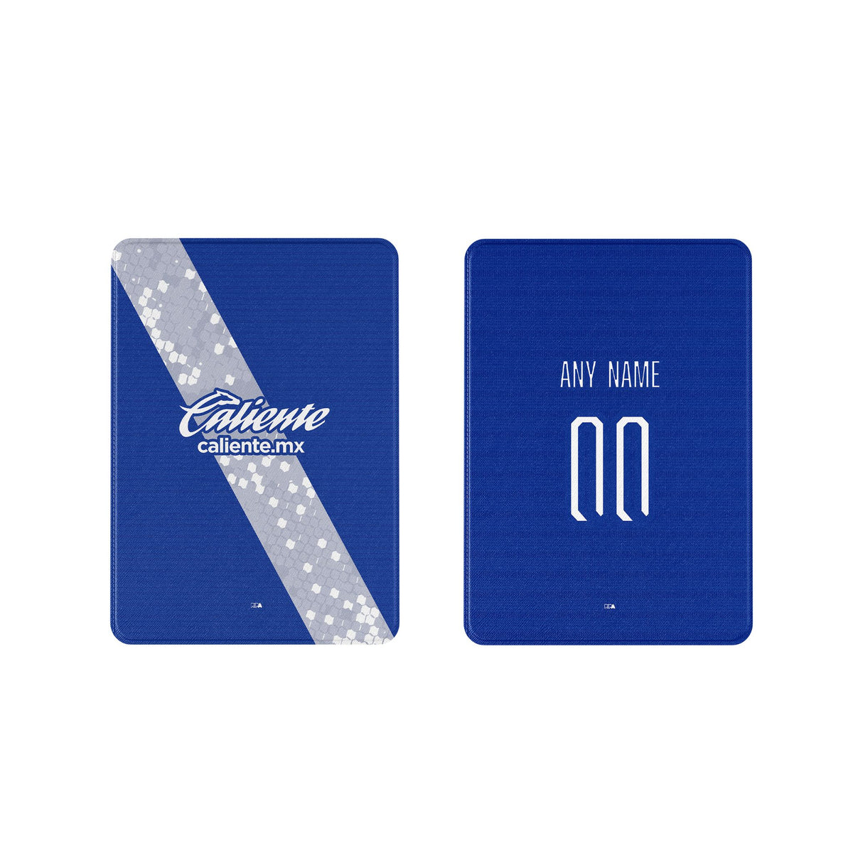 iPad case with the Puebla 2026-27 Away football shirt design by RIPA Football