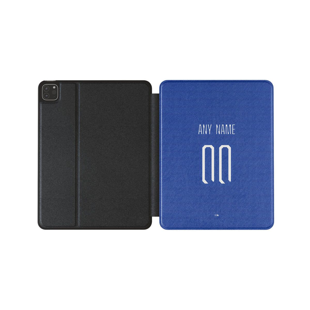 iPad case with the Puebla 2026-27 Away football shirt design by RIPA Football