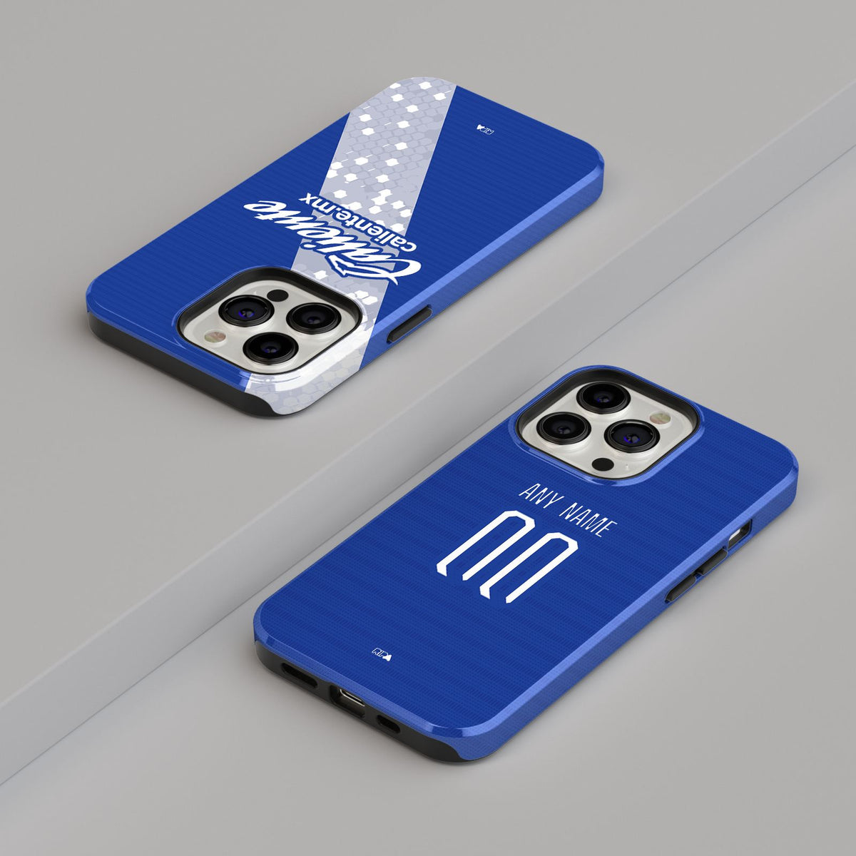 Phone case with the Puebla 2026-27 Away football shirt design by RIPA Football