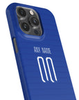 Phone case with the Puebla 2026-27 Away football shirt design by RIPA Football