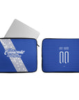 Laptop sleeve with the Puebla 2026-27 Away football shirt design by RIPA Football