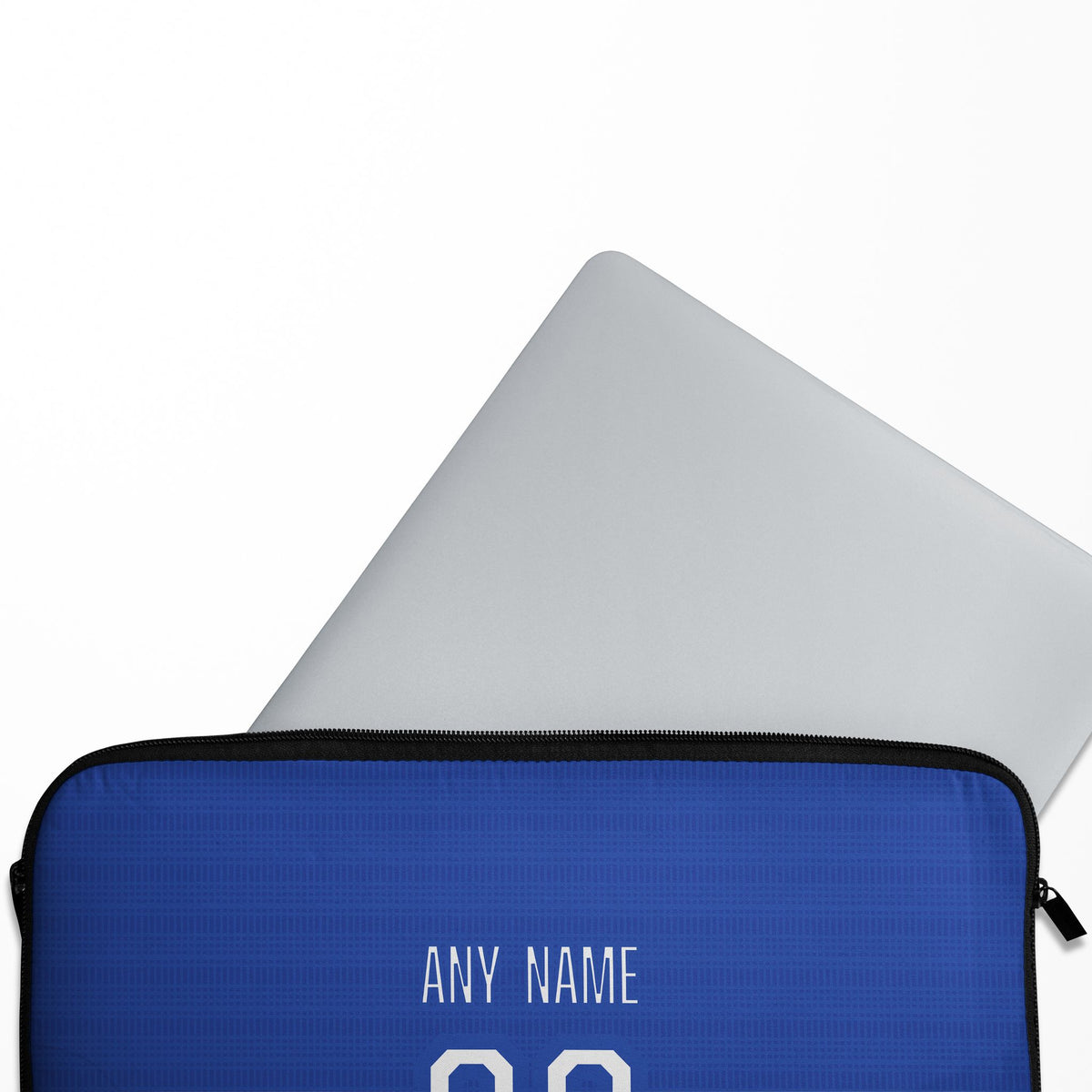 Laptop sleeve with the Puebla 2026-27 Away football shirt design by RIPA Football