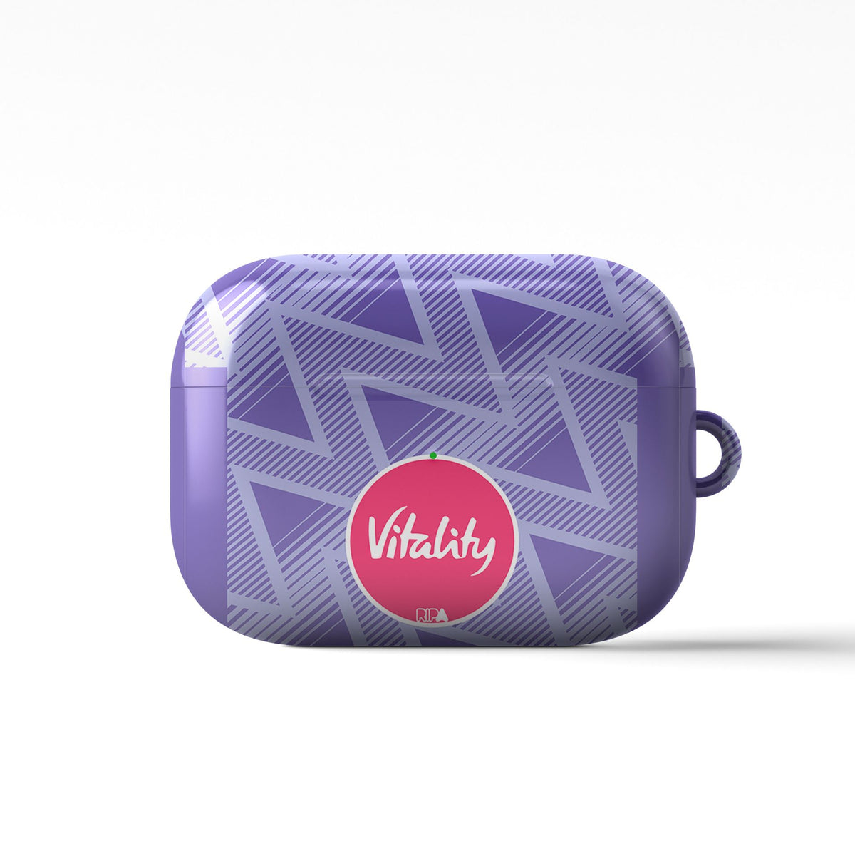 AirPods case with the Bournemouth 2026-27 Away football shirt design by RIPA Football