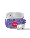 AirPods case with the Bournemouth 2026-27 Away football shirt design by RIPA Football