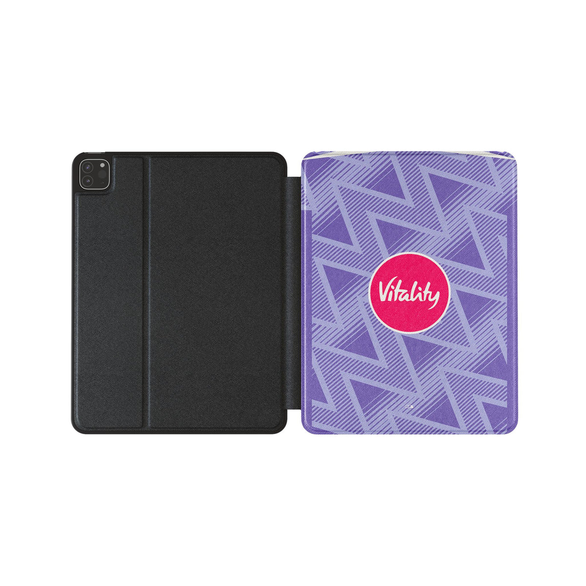 iPad case with the Bournemouth 2026-27 Away football shirt design by RIPA Football