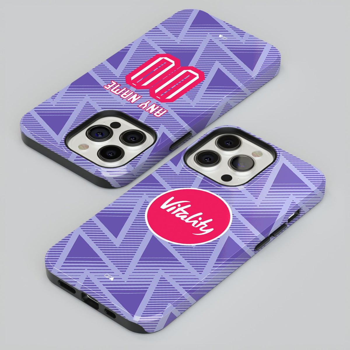 Phone case with the Bournemouth 2026-27 Away football shirt design by RIPA Football