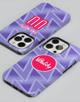 Phone case with the Bournemouth 2026-27 Away football shirt design by RIPA Football