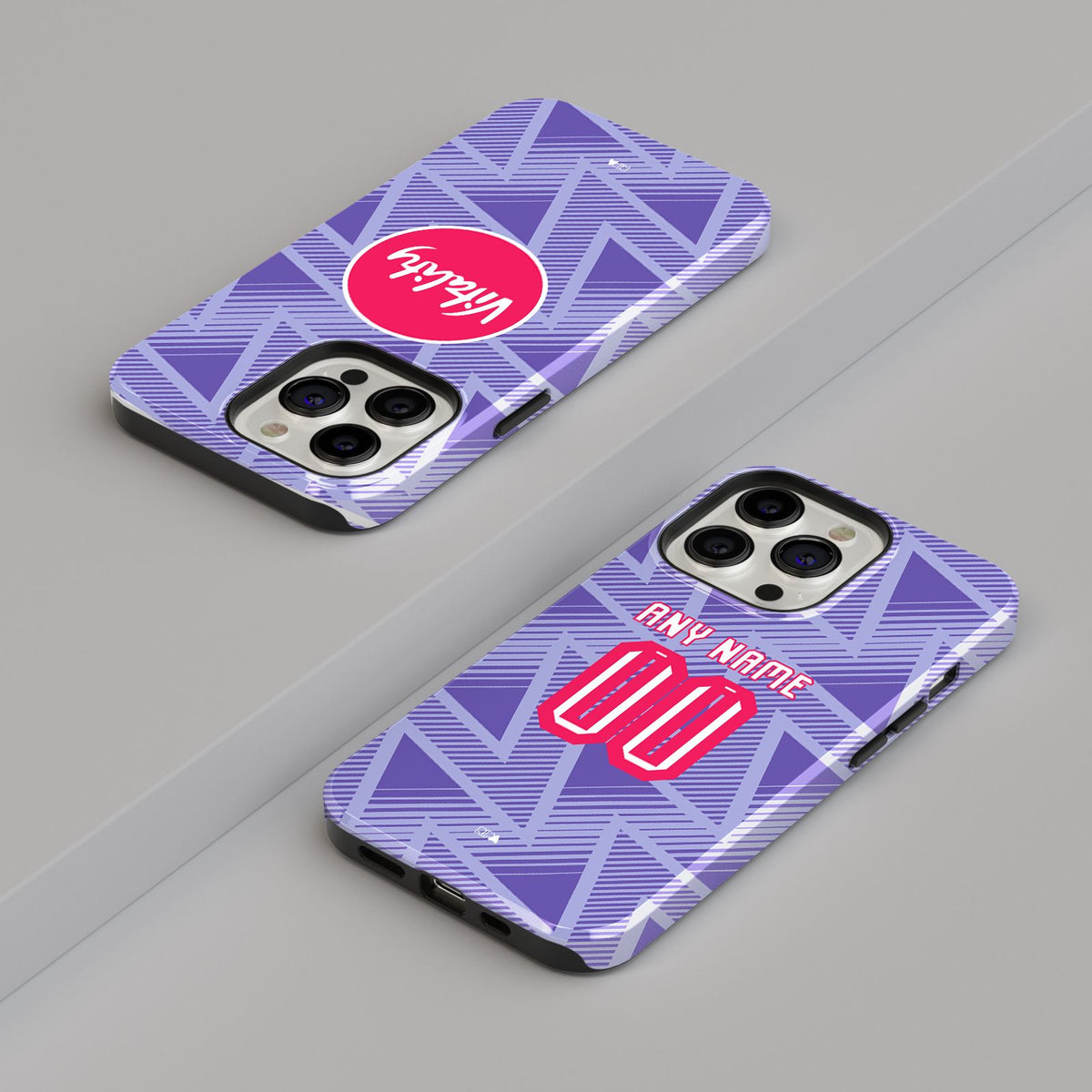 Phone case with the Bournemouth 2026-27 Away football shirt design by RIPA Football