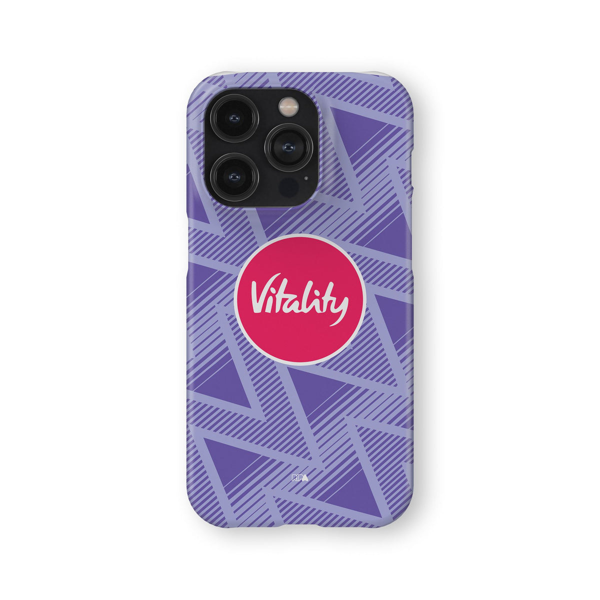 Phone case with the Bournemouth 2026-27 Away football shirt design by RIPA Football