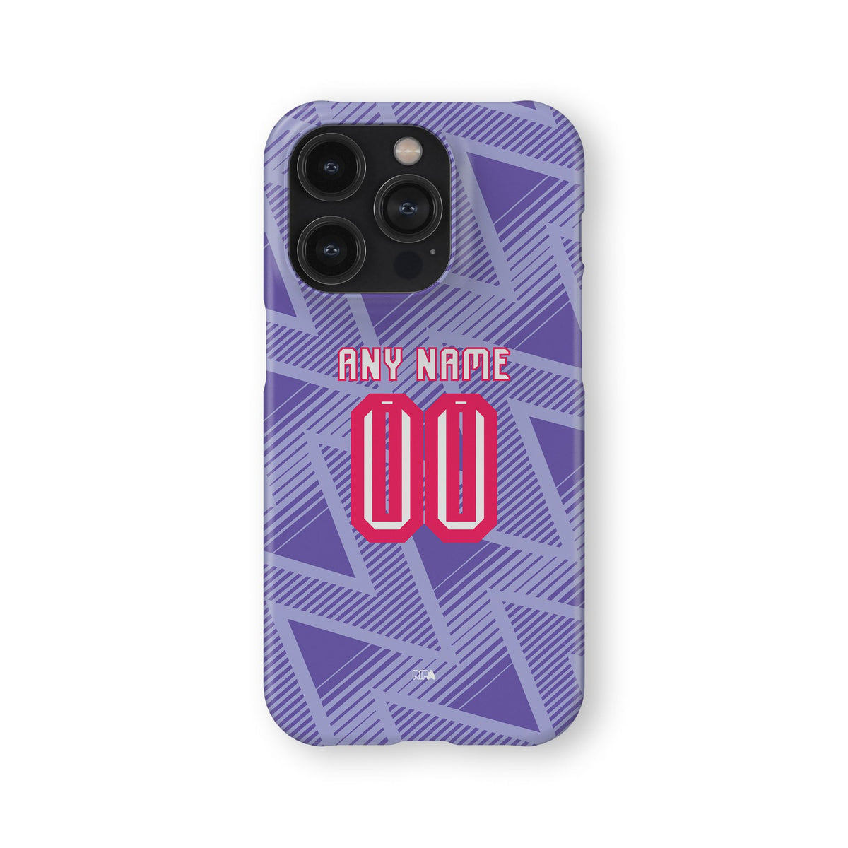 Phone case with the Bournemouth 2026-27 Away football shirt design by RIPA Football