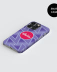 Phone case with the Bournemouth 2026-27 Away football shirt design by RIPA Football
