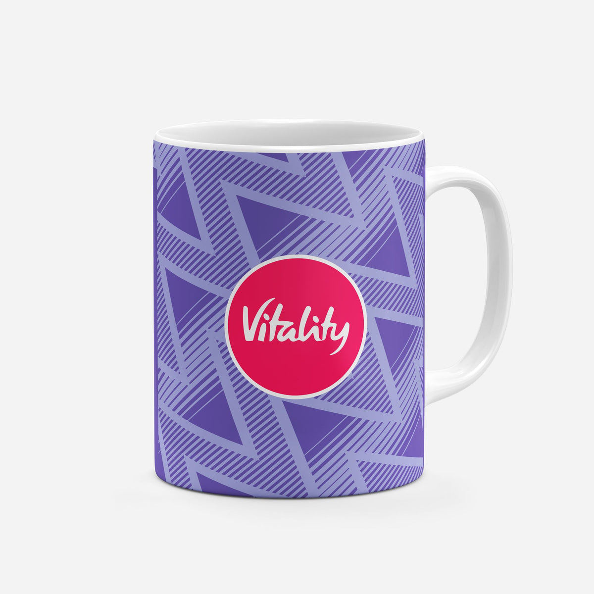 Mug with the Bournemouth 2026-27 Away football shirt design by RIPA Football
