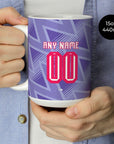 Mug with the Bournemouth 2026-27 Away football shirt design by RIPA Football