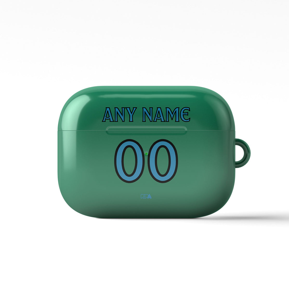 AirPods case with the Celta Vigo 2026-27 Goalkeeper football shirt design by RIPA Football