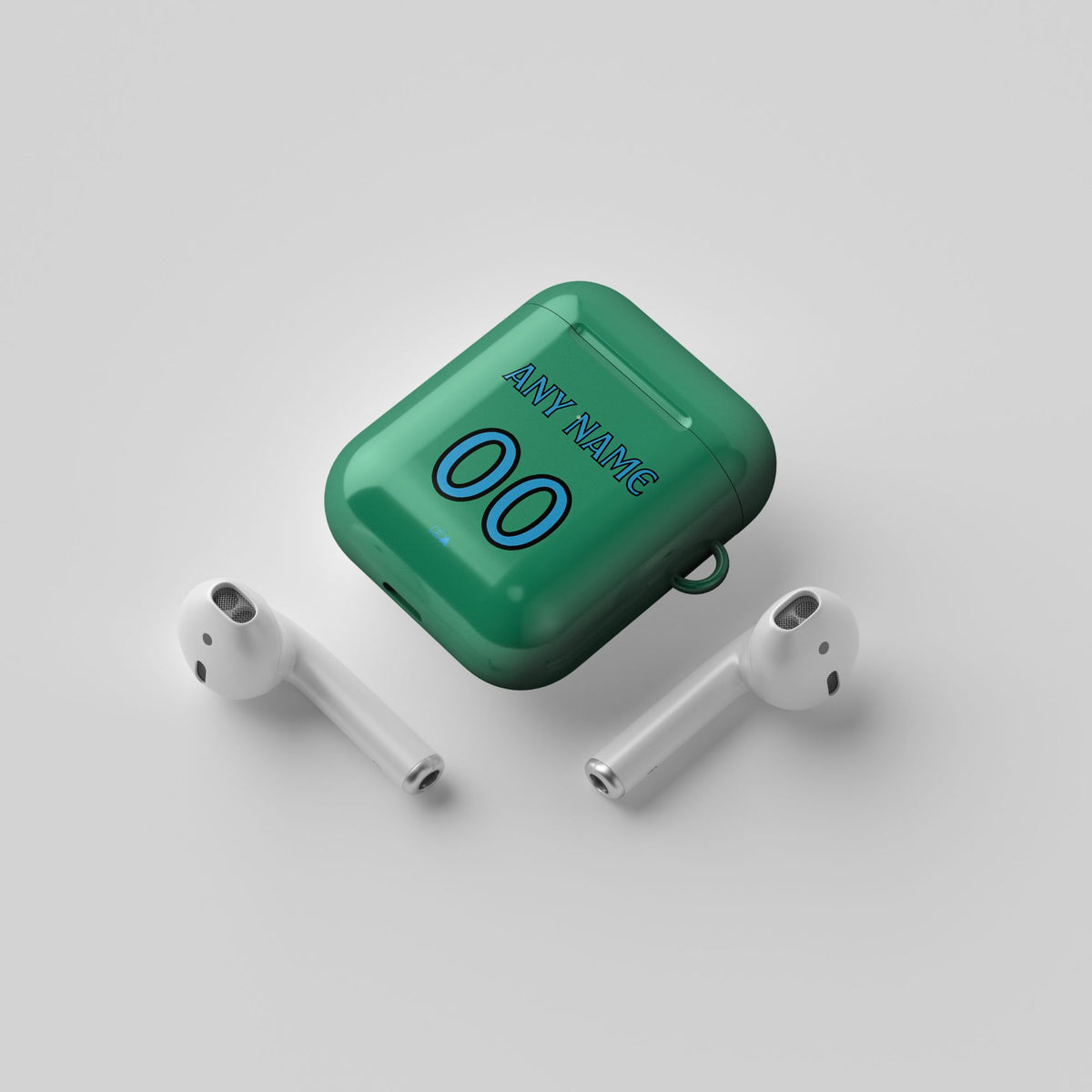 AirPods case with the Celta Vigo 2026-27 Goalkeeper football shirt design by RIPA Football