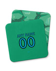Coaster with the Celta Vigo 2026-27 Goalkeeper football shirt design by RIPA Football