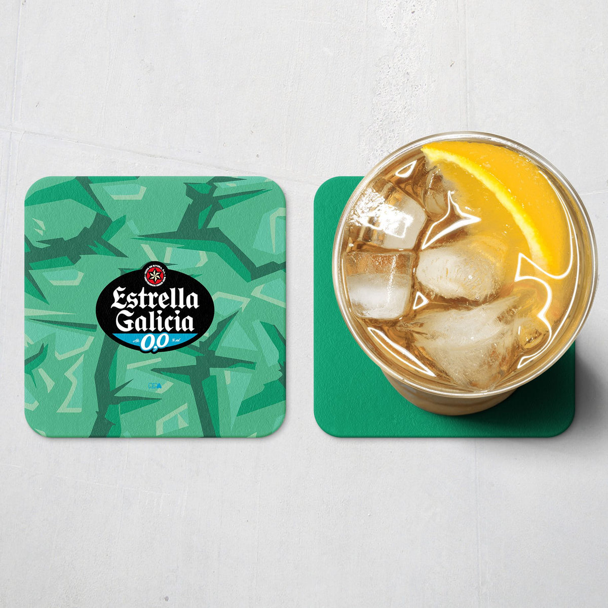 Coaster with the Celta Vigo 2026-27 Goalkeeper football shirt design by RIPA Football