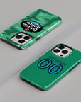 Phone case with the Celta Vigo 2026-27 Goalkeeper football shirt design by RIPA Football