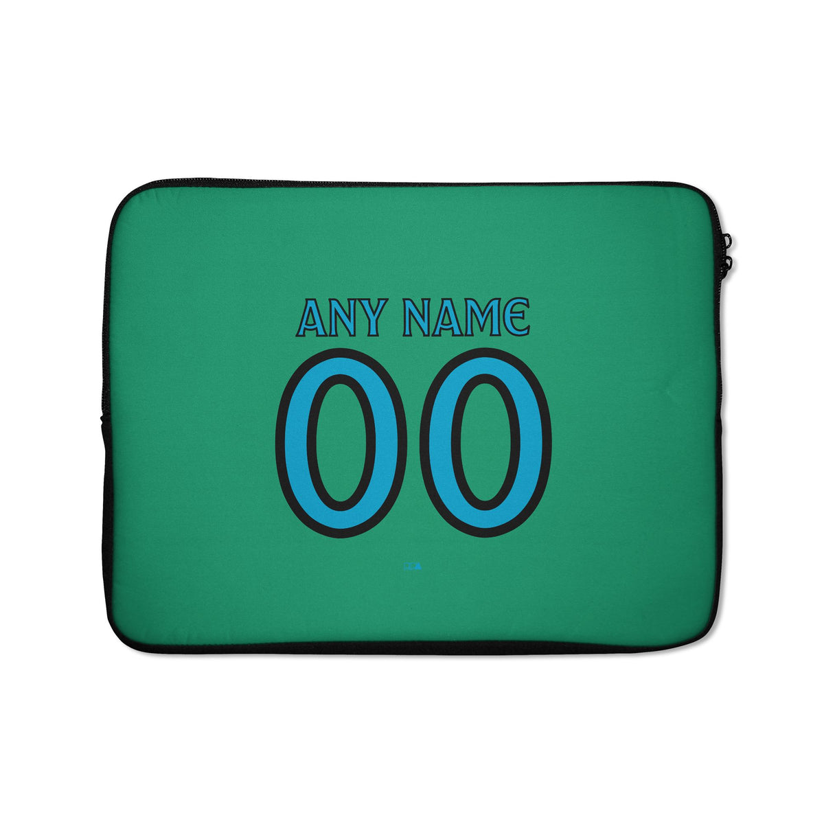 Laptop sleeve with the Celta Vigo 2026-27 Goalkeeper football shirt design by RIPA Football
