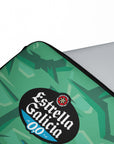 Laptop sleeve with the Celta Vigo 2026-27 Goalkeeper football shirt design by RIPA Football