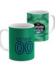 Mug with the Celta Vigo 2026-27 Goalkeeper football shirt design by RIPA Football