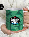 Mug with the Celta Vigo 2026-27 Goalkeeper football shirt design by RIPA Football