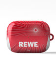 AirPods case with the FC Köln 2024-25 Away football shirt design by RIPA Football