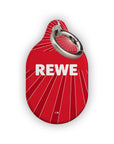 AirTag holder with the FC Köln 2024-25 Away football shirt design by RIPA Football