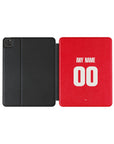 iPad case with the FC Köln 2024-25 Away football shirt design by RIPA Football