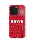 Phone case with the FC Köln 2024-25 Away football shirt design by RIPA Football